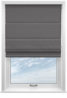 Astoria, Flint Grey - Roman Blind